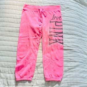 PINK Victoria's Secret Pink Capri Sweatpants
